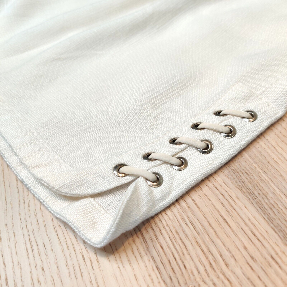 Roberto Cavalli Womens Wide Leg Shorts Size 10 L White Laces Designer Italy $949 - Picture 3 of 16
